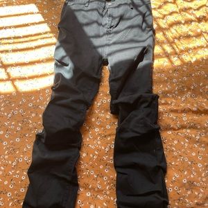 Fashion Nova- See Me High Rise Stacked Straight Leg Jeans-Black- Size 15